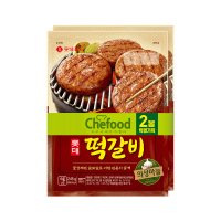 chefood 롯데 의성마늘 떡갈비 245g+245g