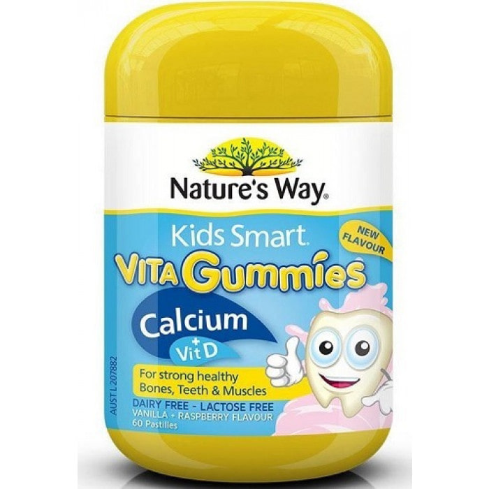네이쳐스웨이 키즈스마트 비타구미 칼슘 60정(바닐라맛) NATURES WAY KIDS VITA GUMMIES <b>CALCIUM</b> 60c(VANILA)