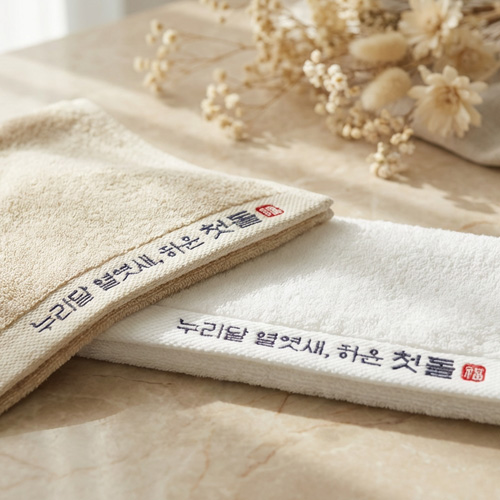 담아 첫돌 한글시리즈 돌답례품수건 모음전