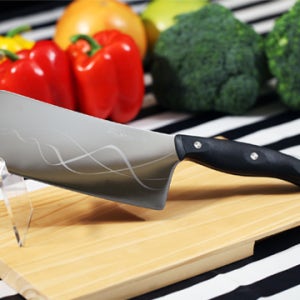 엑스나이프 명품 중식도 설선물 정재서명인의 주방칼 중식칼 식칼 사각케이스포함