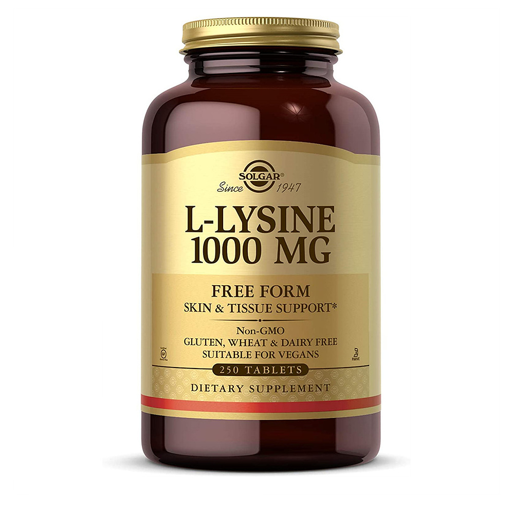 Solgar L-Lysine 솔가 엘 <b>라이신 1000mg</b> 250정