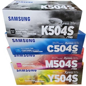 삼성 복합기 CLX4195Fn CLX4195N 정품 검정 칼라 토너 카트리지 CLT-504s 4색/구매