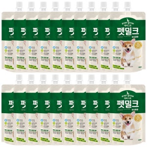 강아지우유 에버그로 펫밀크 눈 관절 150ml X 20개 어린 아기 새끼 노령견