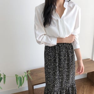 여성 트임 빅사이즈 정장 하객 30대 차이나 면접 블라우스 셔츠