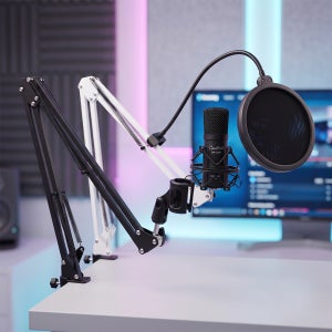 칸타빌 마이크 스탠드 거치대 탁상용 관절 암 스탠드 BY-35