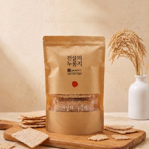 전설의누룽지 얇은 개별포장 수제 현미 귀리 누룽지 500g