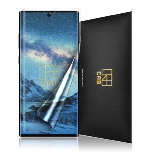 풀커버 우레탄 자가복원 액정 보호 필름 3DT 갤럭시 노트10 플러스, 2매입