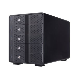 새로텍 5베이 USB-C 3.1 Gen2 DAS 외장스토리지 풀알루미늄 파워내장 외장하드케이스 F5000UH31C