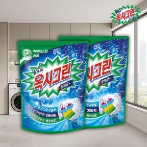 옥시크린 표백제 대용량 7kg x 2개 표백 살균 세탁보조제 흰옷 얼룩제거 가루세제