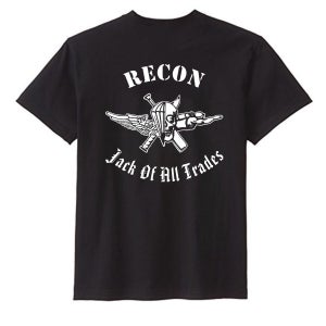 Recon 티셔츠 정찰 밀리터리 Jack Of All Trades 미군 면 쿨론 드라이 메쉬