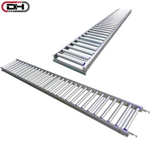 사다리형 알루미늄 컨베이어 4030-50/400x3M/p50/레일운반기 콘베어 계단운반 화물하차