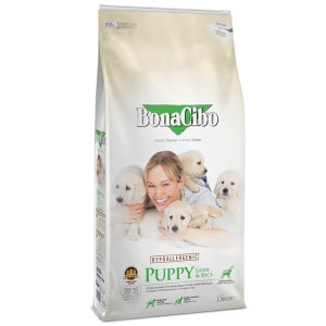보나시보 퍼피 강아지사료 램+라이스, 15kg, 1개