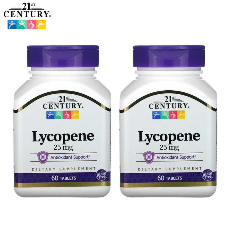 (1+1) 21st Century 리코펜 <b>라이코펜 25mg</b> 60캡슐 2통