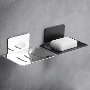 [비누자리] 무타공 메탈라인 호텔식 비누받침대