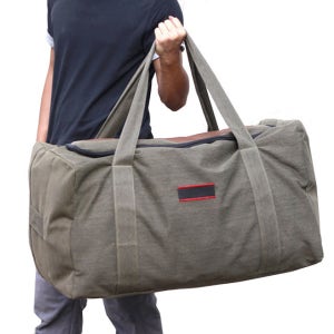 캔버스 캠핑가방 소형 캐리백 다용도 가방