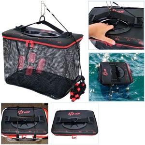 HDF 해동 우레탄 원터치 접이식 부력 살림망+8m 로프 자새 낚시 부력망 36