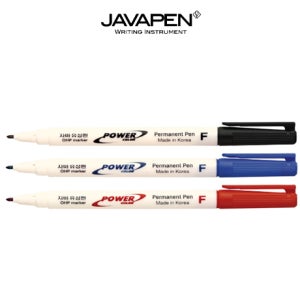 자바펜 중간글씨용 네임펜 파워유성펜-F 낱개