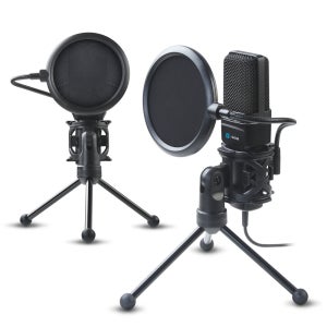 G-GOON VM-700 콘덴서 스탠드 마이크 방송최적화 유투버 팟캐스트 아프리카 토크온
