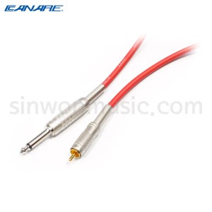 카나레 오디오케이블 GS6F15F9RED 6.3mm(TS)-RCA타입 3미터