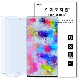 이지포지션 갤럭시 노트10 플러스 하이브리드 고광택 액정보호필름 3매입 + 부착툴