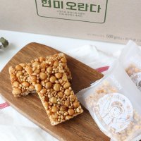 [집으로ON] 조청100% 추억의 전통강정 집으로ON 현미오란다 (25g x20개입)