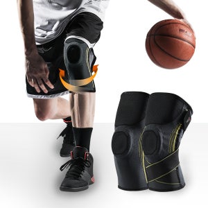 (의료기관판매)1+1 닥터메디쿠스 스트랩일체형 스포츠 무릎보호대 무릎아대 남여공용