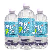 죽염 햇살죽염 9회 용융 융융 융용 소금수 다용도 포화죽염수 900ml 3병세트