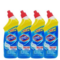 유한락스 화장실 욕실 변기 냄새 청소세제 플러스세제 악취제거 (755mL x 4개)