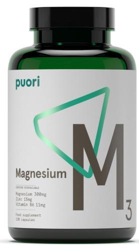 <b>마그네슘</b> 치아 근육 뼈 <b>M3</b> 푸오리 120 캡슐 Puori <b>Magnesium</b>