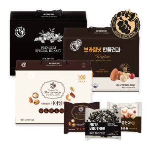너츠브라더 하루한줌견과 100봉 설선물세트 견과선물세트 명절선물