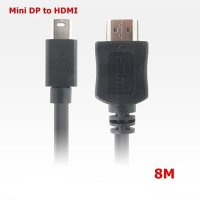 (KW) MINI 디스플레이포트 TO HDMI 케이블 8M (WH4035)