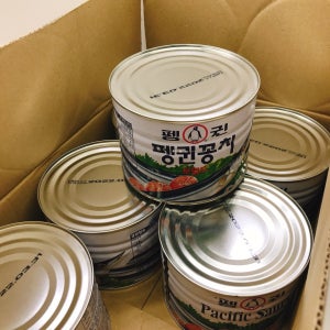 펭귄 꽁치캔 1박스 (1.8kg x 6개) 보일드 캔통조림