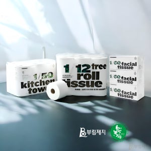 코주부 우유갑 되살림 휴지세트 l 3겹화장지, 키친타올, 미용티슈 구성
