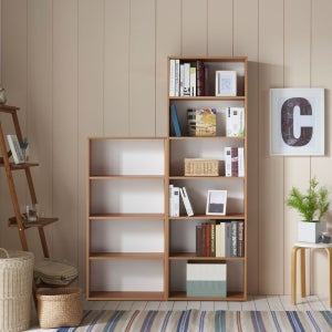 송목가구 로리 3단 4단 5단 6단 책장 수납장