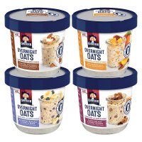 Quaker Overnight Oats Variety Pack 퀘이커 오버나이트 오트밀 버라이어티팩 12팩