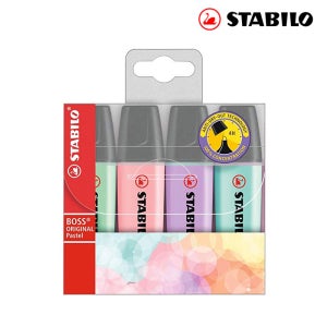 스타빌로 보스 오리지널 파스텔 4색 6색세트 형광펜