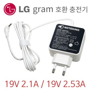 LG gram 14Z970-LR1DK 노트북 전원 어댑터 충전기 19V 2.1A 2.53A
