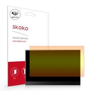 스코코 휴대용 모니터 캐리뷰 V15FPG 블루라이트차단 액정보호필름