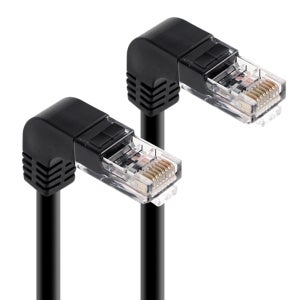 CAT6 ㄱ자형 하향 꺾임 랜선 20M LAN 케이블 인터넷