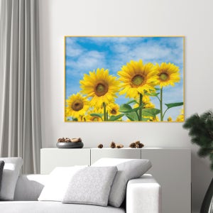 아트밀 행운 인테리어액자 - 가을 하늘 해바라기 (중대형) A2