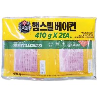 백설 햄스빌 베이컨 205g x 4개