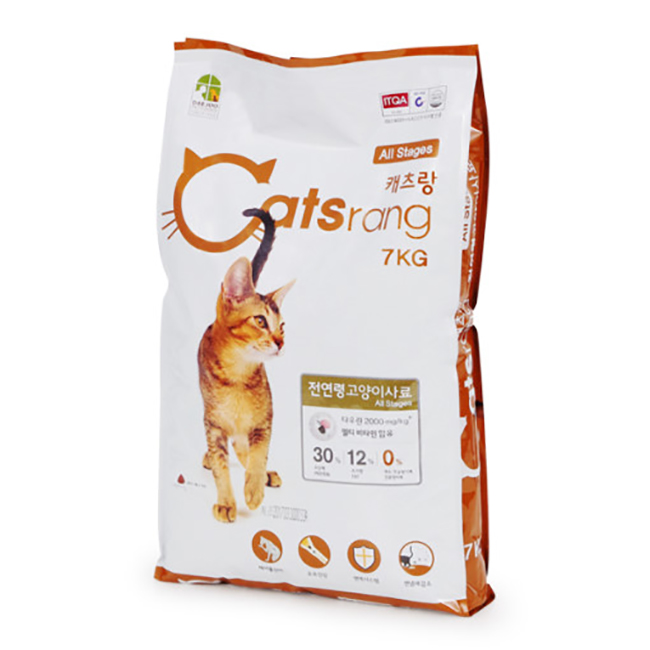 캐츠랑 프리미엄 전연령 고양이 리필형사료 7kg