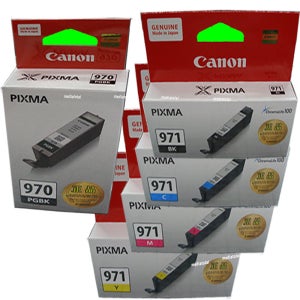 캐논 복합기 PIXMA MG7790 정품 검정 칼라 잉크 PGI-970 5색/구매