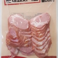 노랑오리 훈제목살슬라이스 400g 참나무훈연