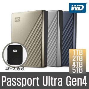 +WD정품파우치증정+ WD MY passport ultra Gen4 4TB 안전포장 당일발송