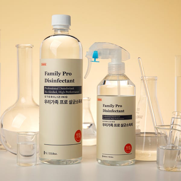엄마랑아기랑 우리가족 프로 살균소독제 1L+500ml (전문사용자용)