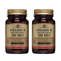 Solgar Vitamin K 100mcg 솔가 비타민K 사이토나디온 100정 2팩