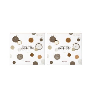신라명과 브라우니쿠키세트 (21개입) 1+1 선물용쇼핑백