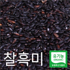 진도산들바람 2025년산 국산 유기농 찰흑미 1kg