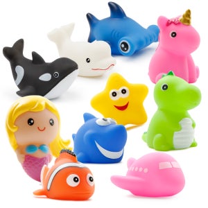 예꼬맘 LED 물놀이 아기 장난감 5개입+5개입 남아용컬러혼합색상 신생아 유아 욕실 목욕 완구 용품